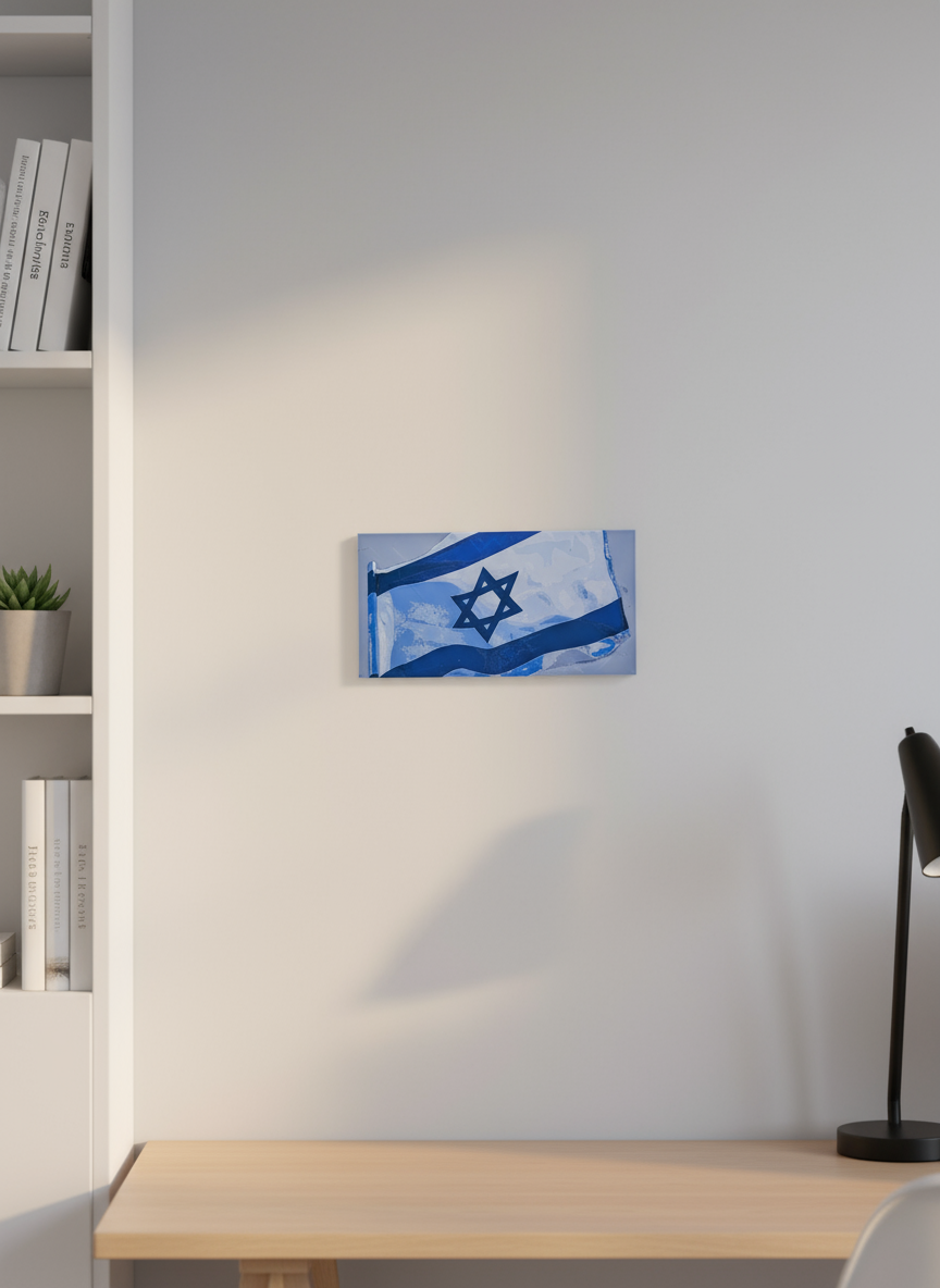 Israeli Flag Wall Plaque