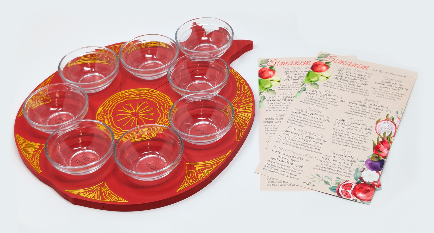 Rosh Hashanah Simanim Platter