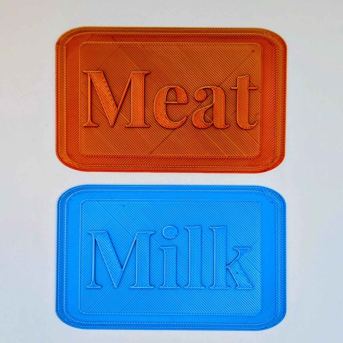 Meat/Milk Kitchen Plaques