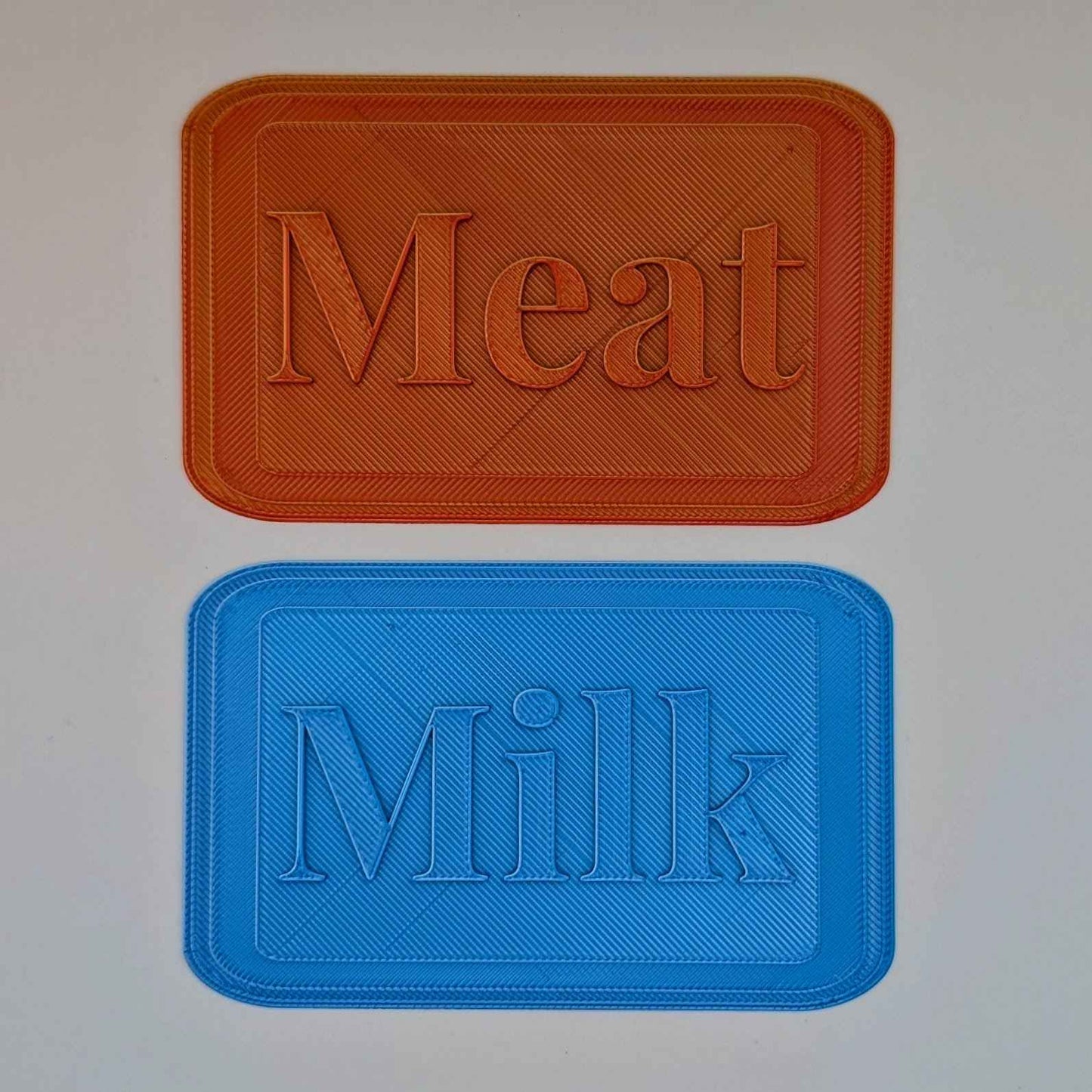 Meat/Milk Kitchen Plaques