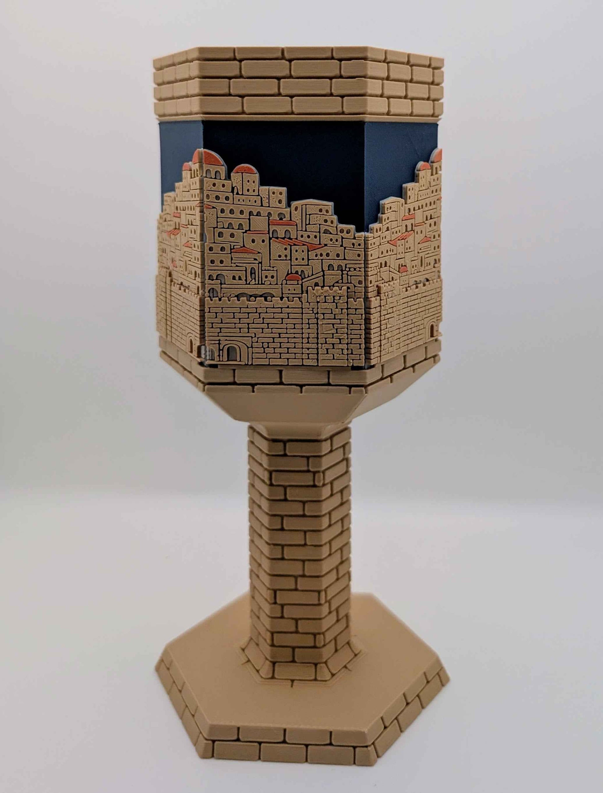 Jerusalem Stone Havdalah Set