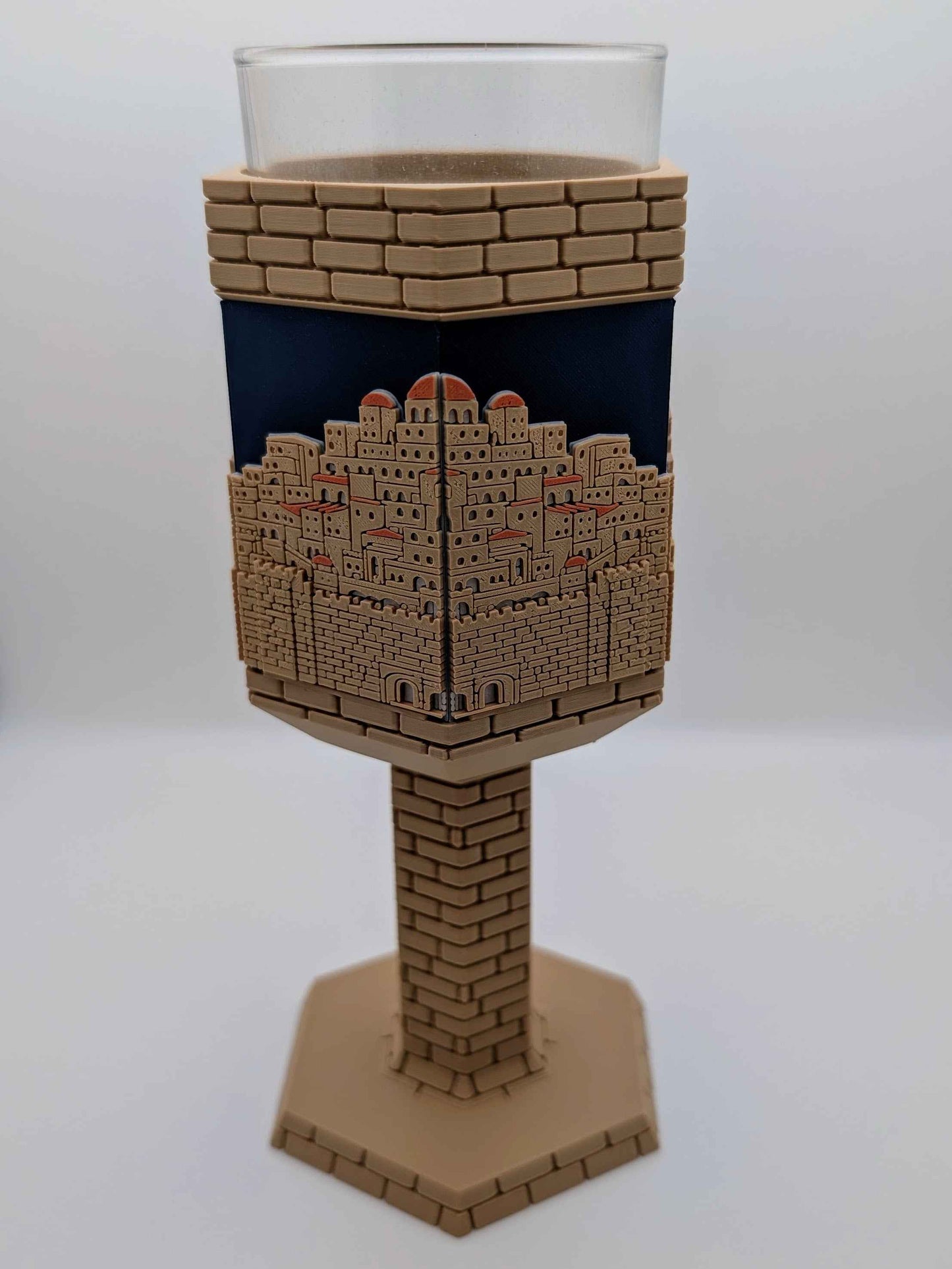 Jerusalem Stone Havdalah Set